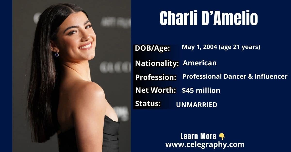 Charli D’Amelio Bio Age, Height, Net Worth, Family, Life Story