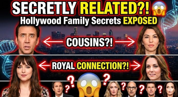 Celebrities Who Are Secretly Related – You’ll Be Shocked
